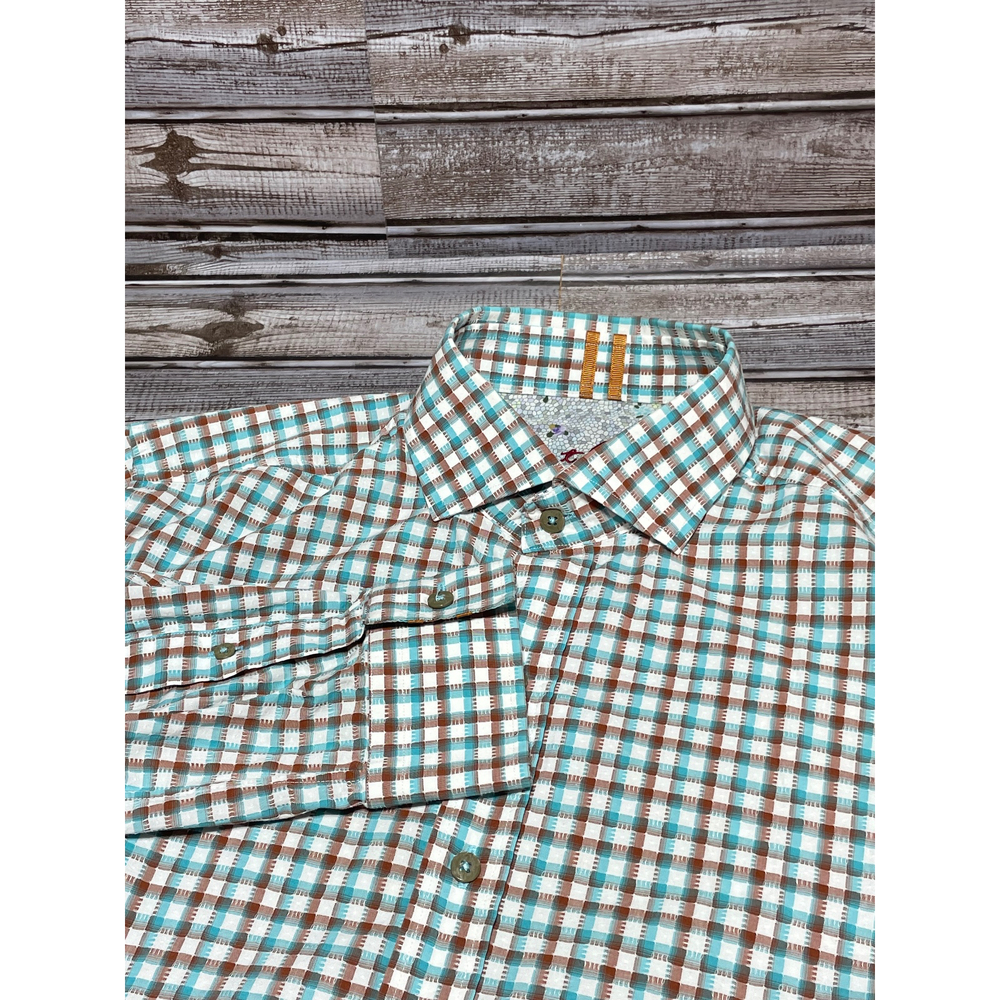 Robert Graham Modern Americana Dress Shirt Mens‎ Size Medium
